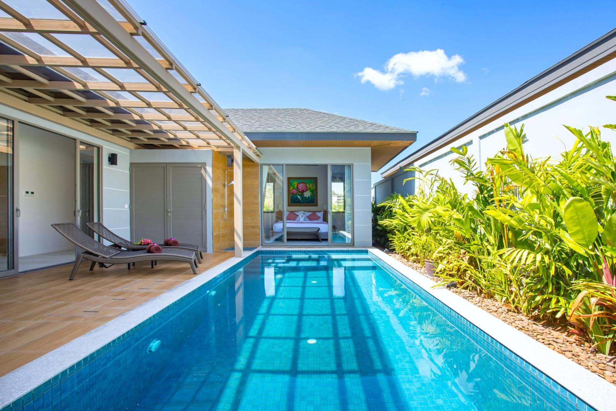 Resort Boutique 2Br Villa Dalaa 4, Private Pool, Full Service, 5 Min Drive Kamala Beach Praia de Kamala Exterior foto
