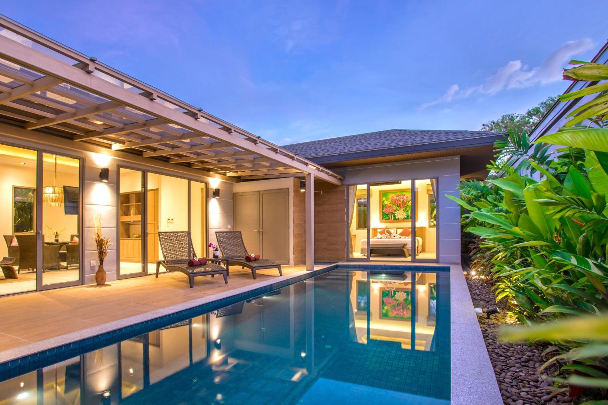 Resort Boutique 2Br Villa Dalaa 4, Private Pool, Full Service, 5 Min Drive Kamala Beach Praia de Kamala Exterior foto