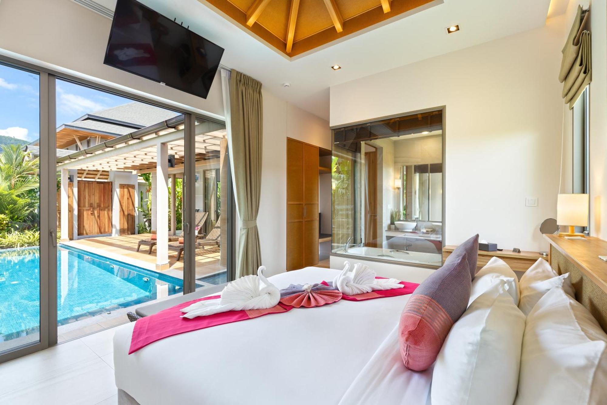 Resort Boutique 2Br Villa Dalaa 4, Private Pool, Full Service, 5 Min Drive Kamala Beach Praia de Kamala Exterior foto