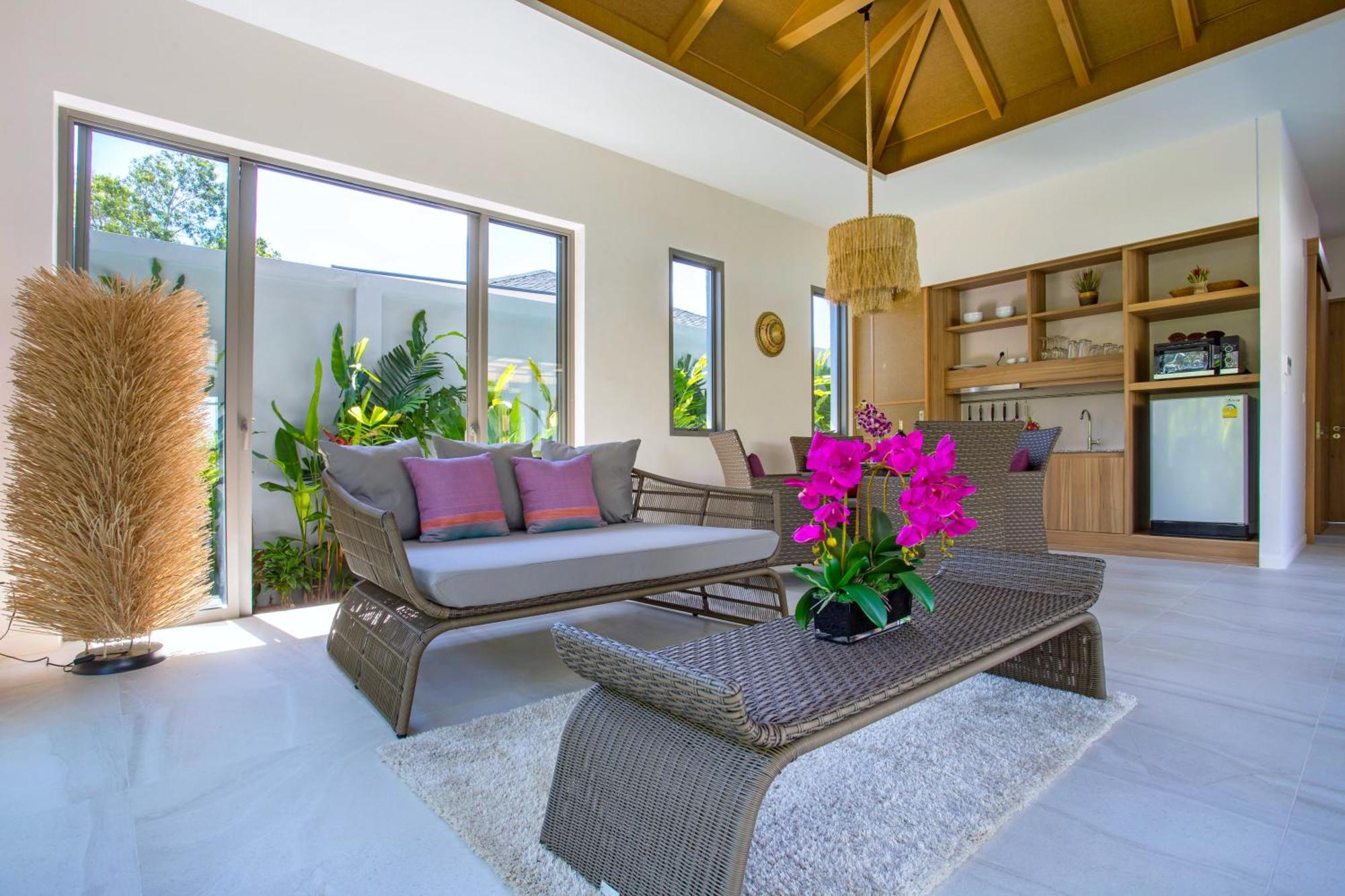 Resort Boutique 2Br Villa Dalaa 4, Private Pool, Full Service, 5 Min Drive Kamala Beach Praia de Kamala Exterior foto