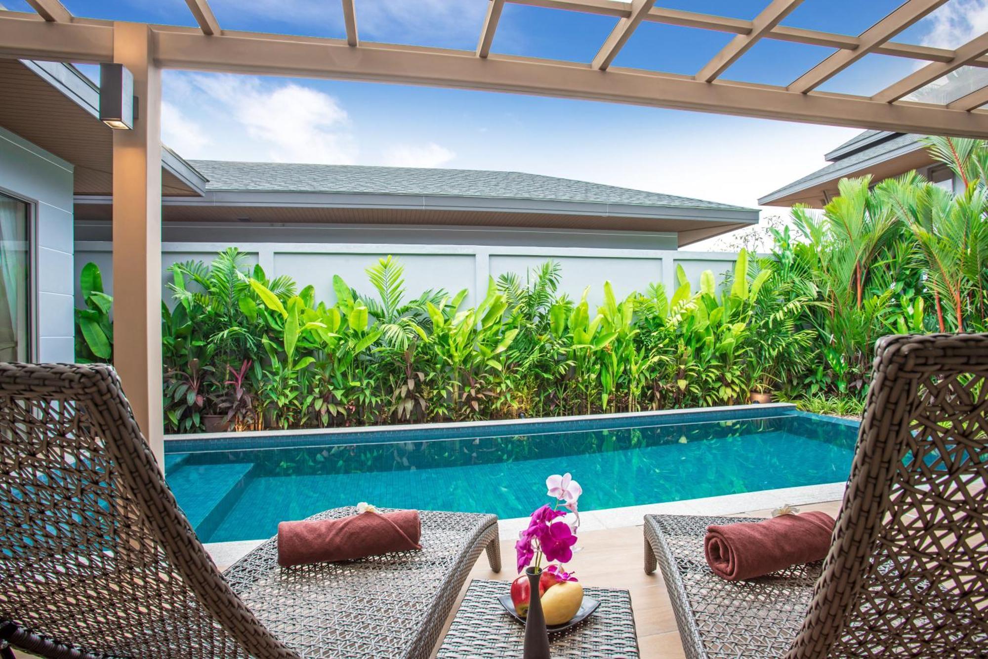 Resort Boutique 2Br Villa Dalaa 4, Private Pool, Full Service, 5 Min Drive Kamala Beach Praia de Kamala Exterior foto