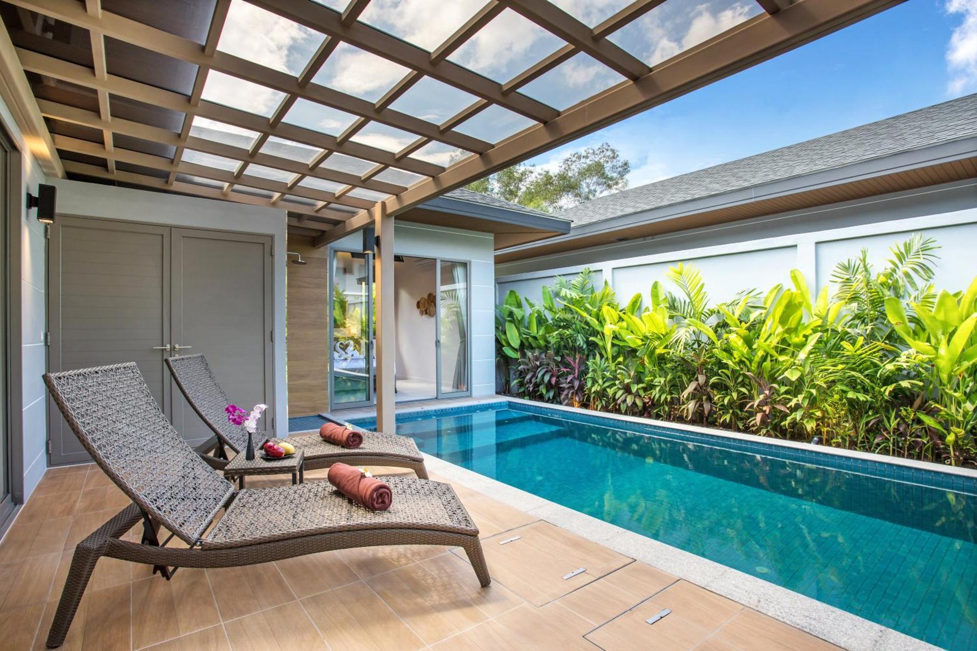 Resort Boutique 2Br Villa Dalaa 4, Private Pool, Full Service, 5 Min Drive Kamala Beach Praia de Kamala Exterior foto