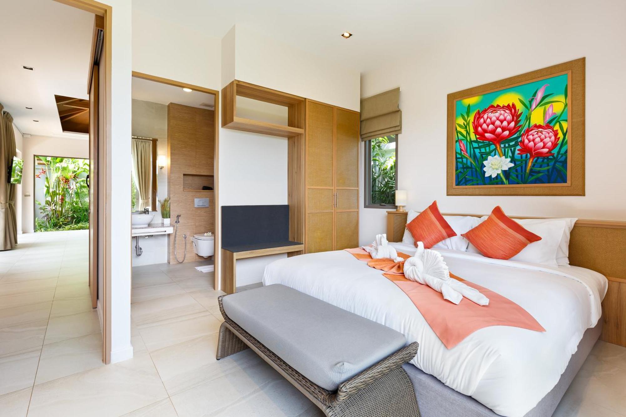 Resort Boutique 2Br Villa Dalaa 4, Private Pool, Full Service, 5 Min Drive Kamala Beach Praia de Kamala Exterior foto