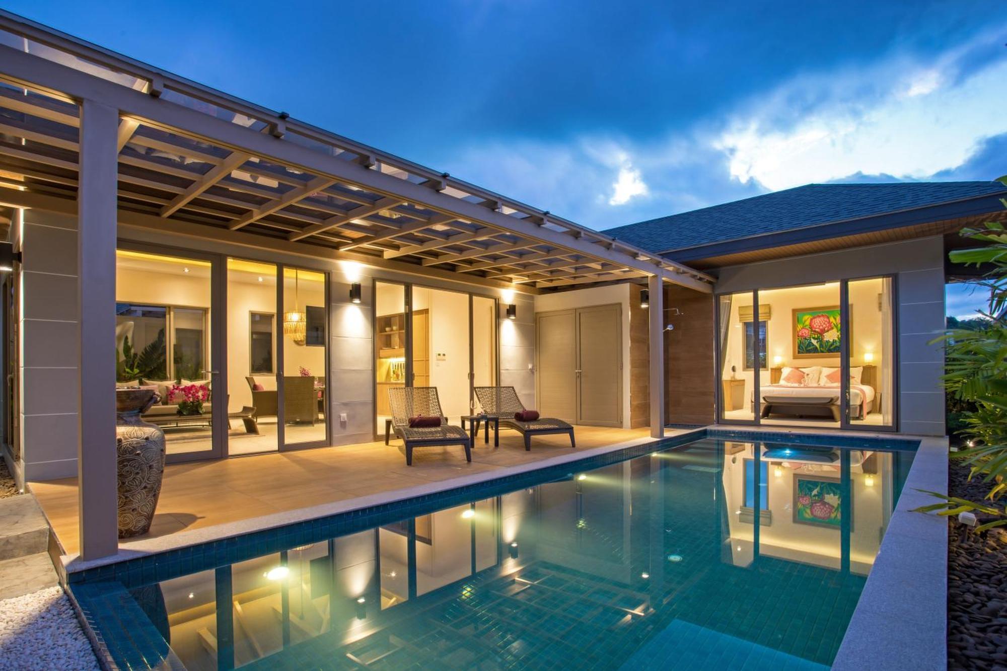Resort Boutique 2Br Villa Dalaa 4, Private Pool, Full Service, 5 Min Drive Kamala Beach Praia de Kamala Exterior foto